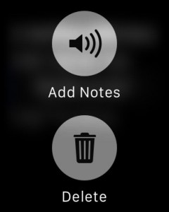 Force Touch Menu for an event