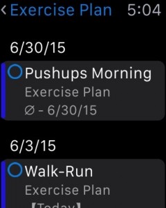 Project Task list