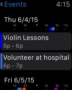 Events List