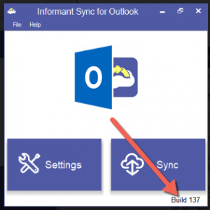 Sync Informant with Outlook