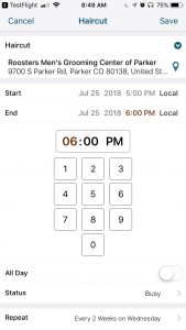 Button Style Time Picker