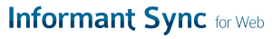 informant sync for web logo
