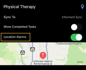 Informant’s location features