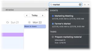 Tabbed Interface with Search