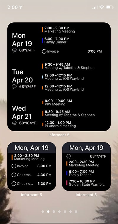 3-day-Large-Widget-Small-Widgets