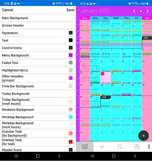 Android Theme Screenshot