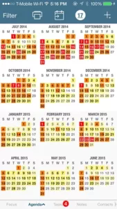 Year-View-and-Heat-Map