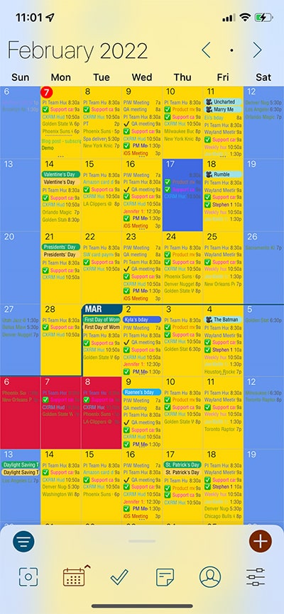 iOS Color Theme