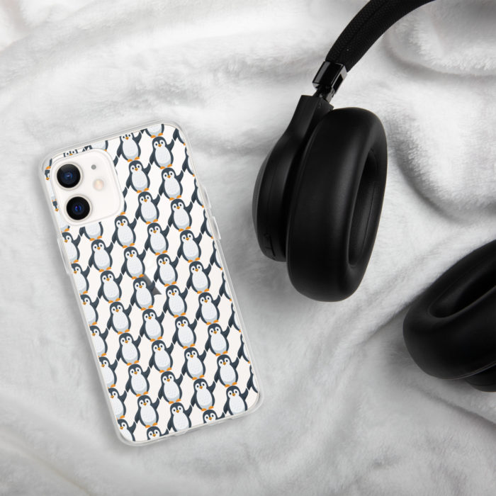 Pip Pattern Clear iPhone Case - Image 21