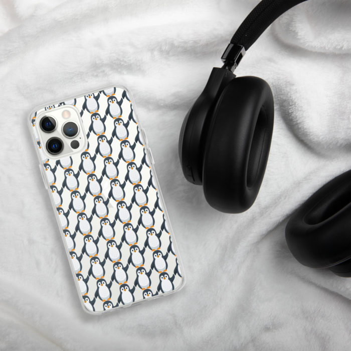 Pip Pattern Clear iPhone Case - Image 18