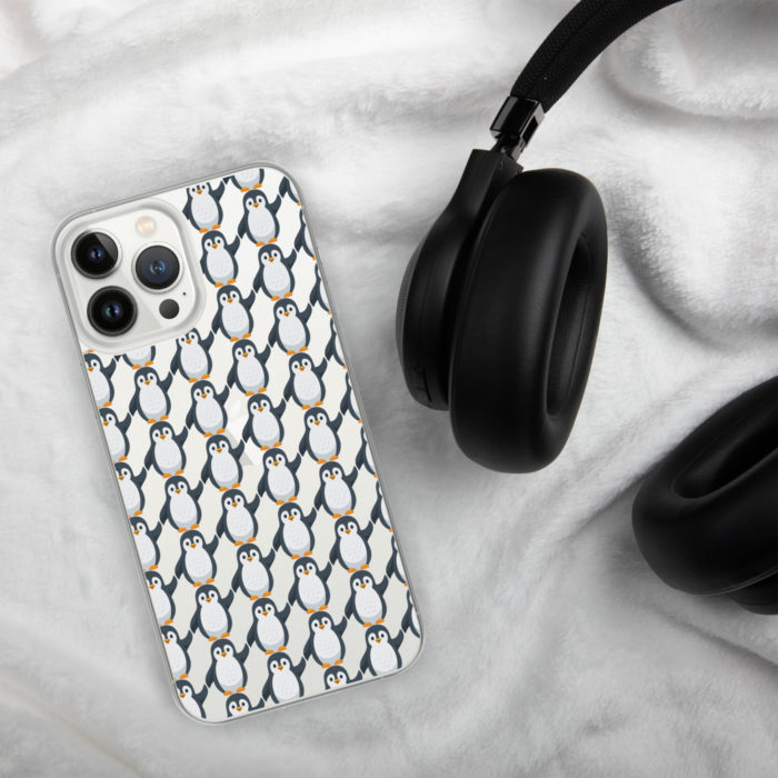 Pip Pattern Clear iPhone Case - Image 27