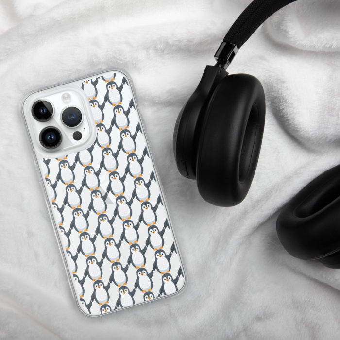 Pip Pattern Clear iPhone Case - Image 39