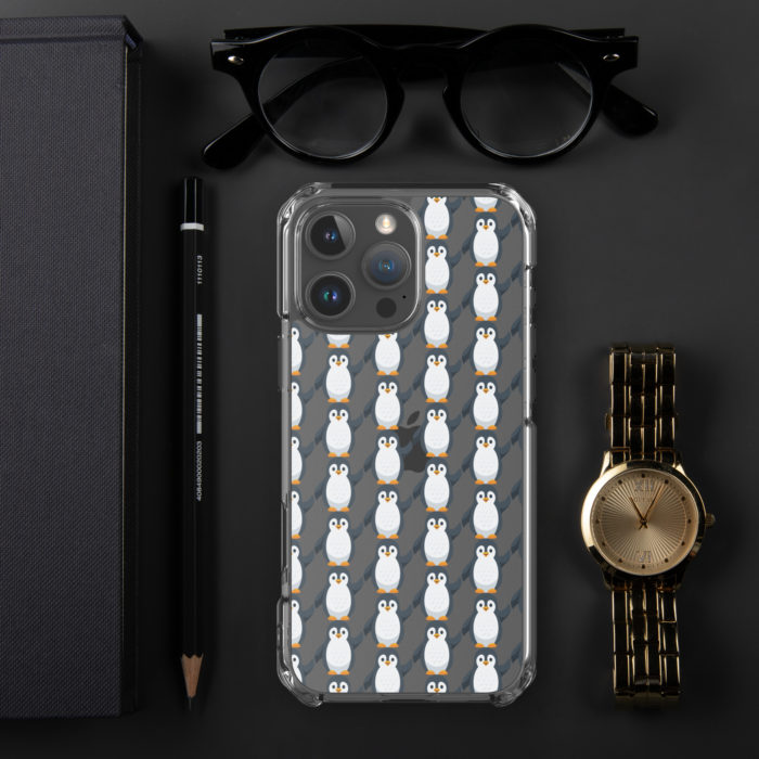 Pip Pattern Clear iPhone Case