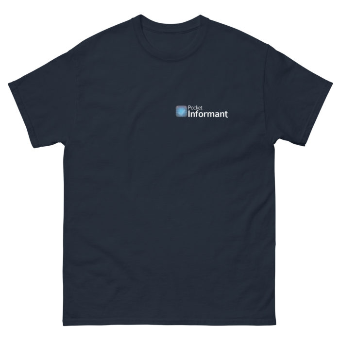 Classic Unisex Pocket Informant Logo Tee (Dark) - Image 2