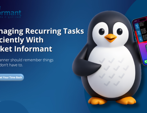 Managing Recurring Tasks Efficiently with Pocket Informant