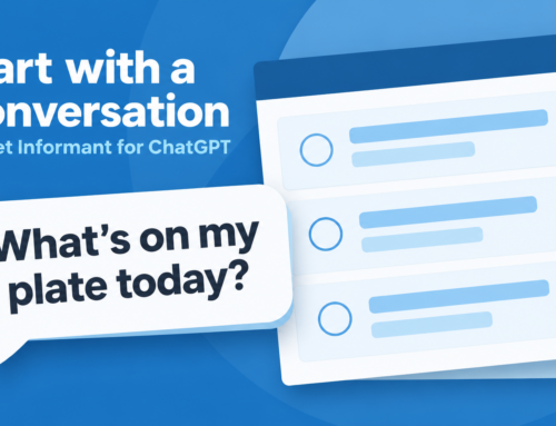 What If Planning Your Day Started with a Conversation?